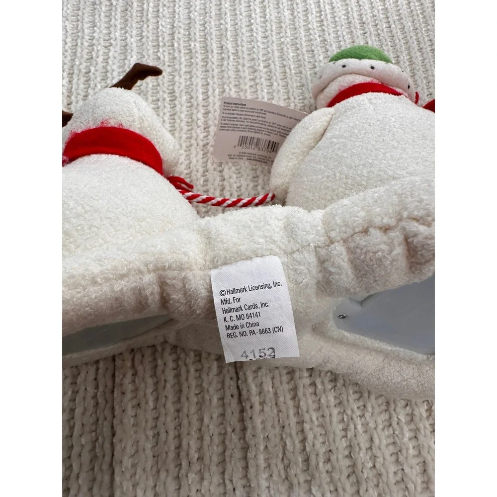 Hallmark‎ Jingle Pals Snowman Dog Plush Animated Singing Dancing Christmas Toy